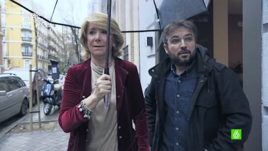 Esperanza Aguirre y Jordi &Eacute;vole
