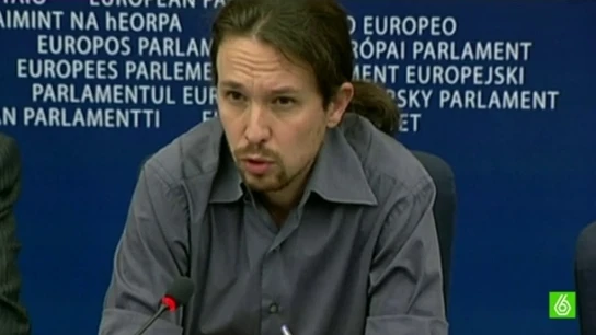 Pablo Iglesias en Estrasburgo Pablo Iglesias en Estrasburgo