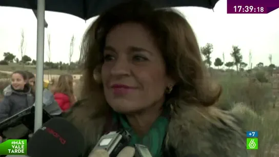 Ana Botella ante los medios Ana Botella ante los medios