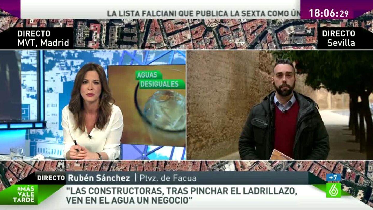 Ruben S&aacute;nchez: "es un peligro que empresas privadas gestionen el agua"