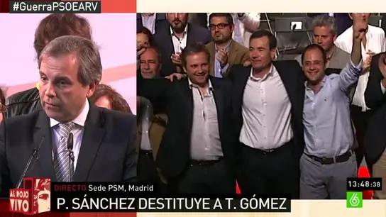 Antonio Miguel Carmona habla sobre Tomás Gómez Antonio Miguel Carmona habla sobre Tomás Gómez