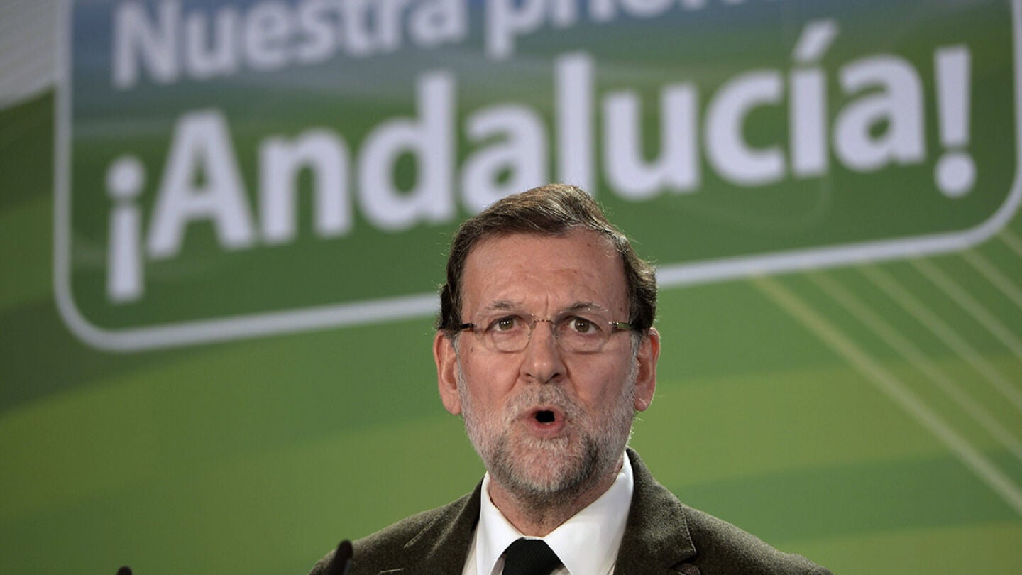 Mariano Rajoy en la presentaci&oacute;n de los candidatos municipales de Andaluc&iacute;a