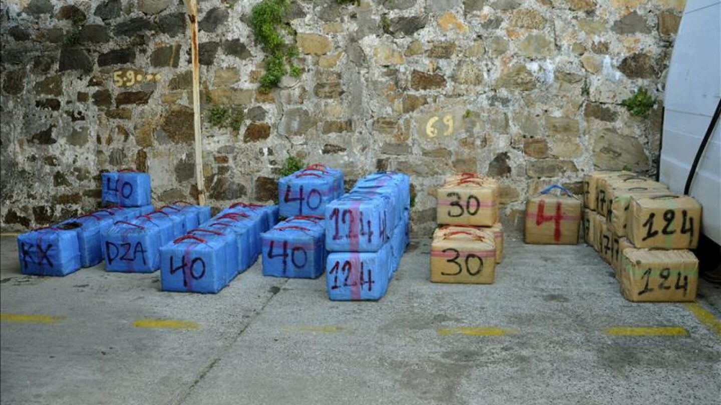Intervenida una tonelada de hach&iacute;s en el Campo de Gibraltar