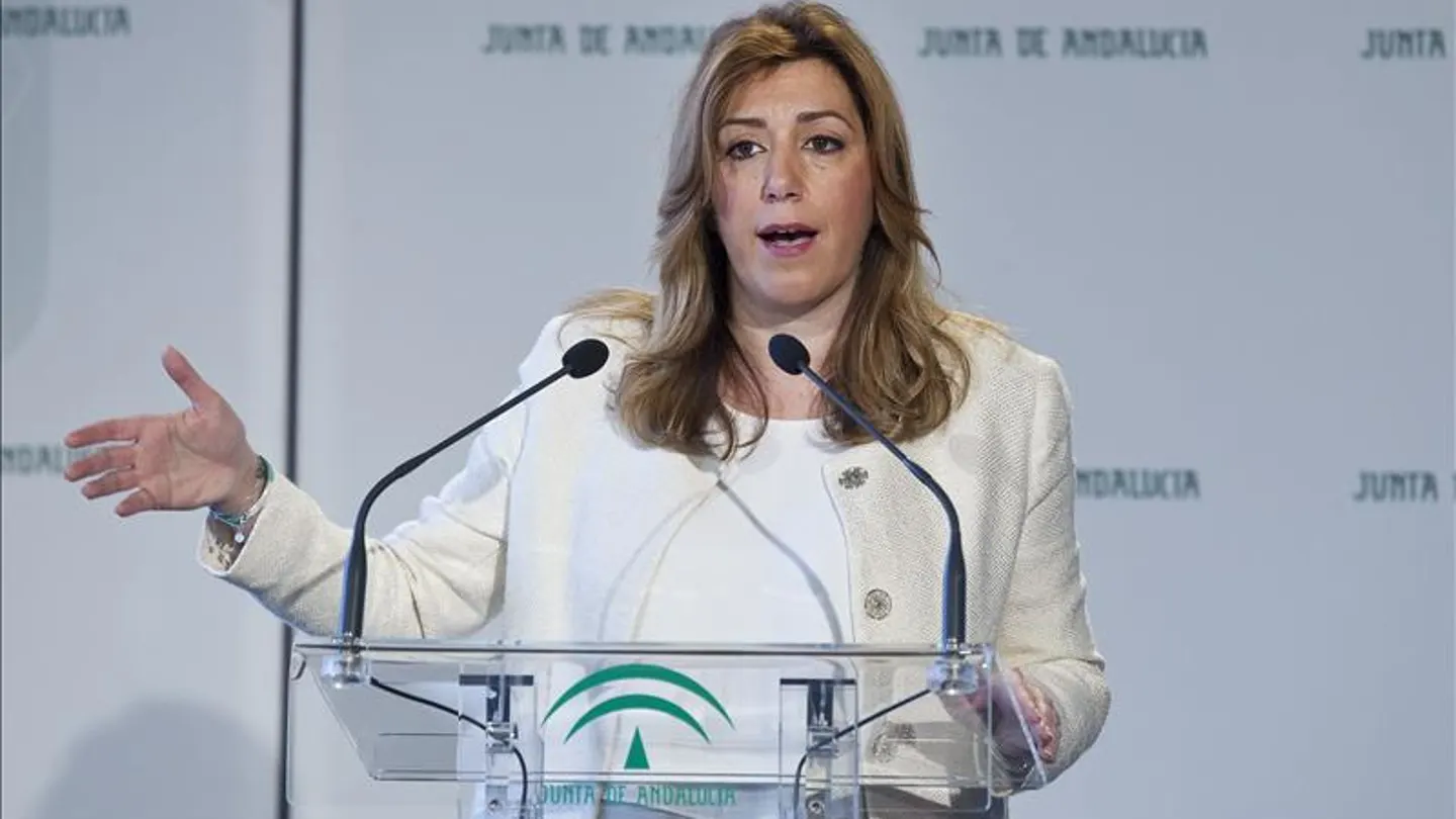 Susana Díaz: "Yo no le voy a decir a nadie 'Luis se fuerte', eso en Andalucía no tiene sitio" Susana Díaz: "Yo no le voy a decir a nadie 'Luis se fuerte', eso en Andalucía no tiene sitio"