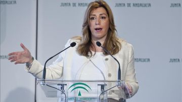  Susana Díaz: "Yo no le voy a decir a nadie 'Luis se fuerte', eso en Andalucía no tiene sitio"