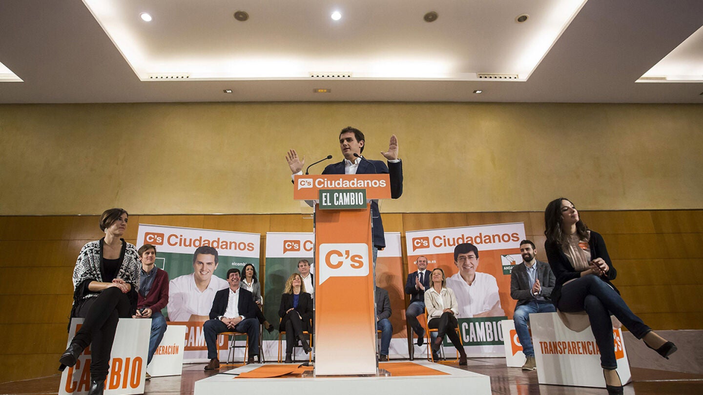Albert Rivera en su discurso en M&aacute;laga