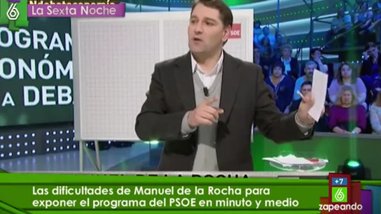 Manuel de la Rocha, en 'laSexta Noche' Manuel de la Rocha, en 'laSexta Noche'