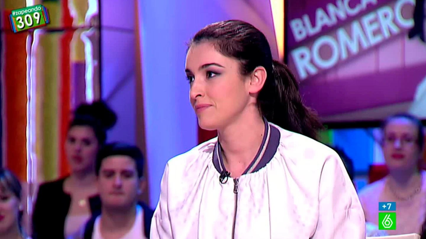 Blanca Romero juega en Zapeando Blanca Romero juega en Zapeando