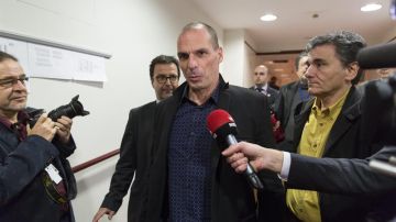  El ministro de Finanzas de Grecia, Yanis Varufakis