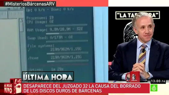 Eduardo Inda valora la desaparición de discos duros Eduardo Inda valora la desaparición de discos duros
