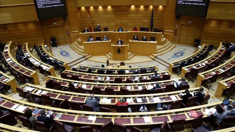 Imagen del pleno del Senado Imagen del pleno del Senado