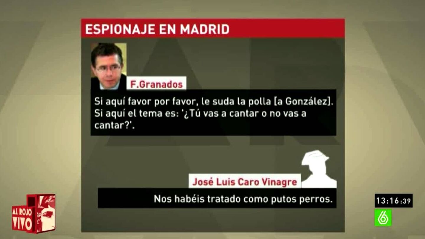 Captura sobre el espionaje en Madrid