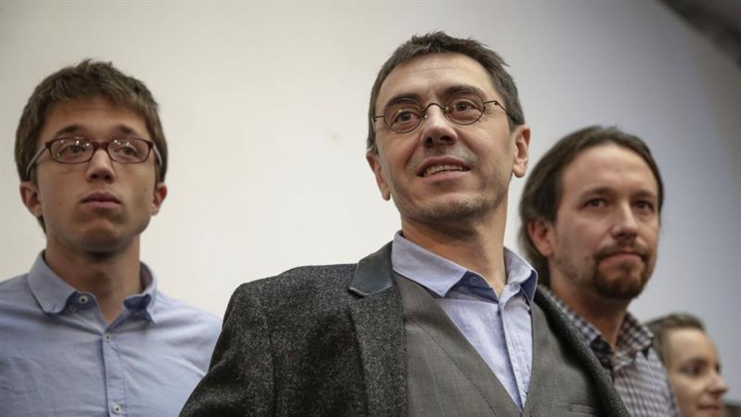 Errej&oacute;n, Monedero y Pablo Iglesias