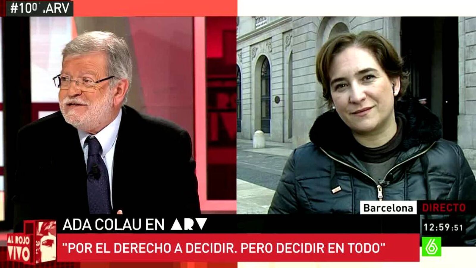 Ibarra y Ada Colau