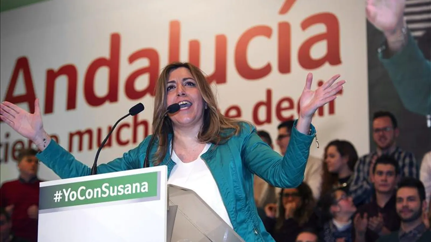 Susana Díaz, durante su intervención en el acto de celebración del Día de Andalucía Susana Díaz, durante su intervención en el acto de celebración del Día de Andalucía