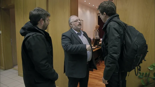 Jordi Évole, Kostas Isychos e Íñigo Errejón en 'Salvados' Jordi Évole, Kostas Isychos e Íñigo Errejón en 'Salvados'