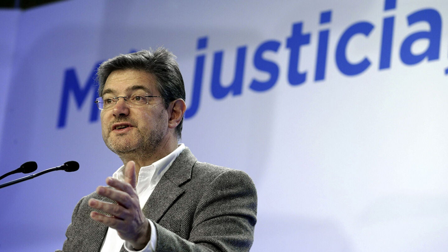 El ministro de Justicia, Rafael Catal&aacute;, durante su intervenci&oacute;n en el Foro "M&aacute;s Justicia, Mejor Sociedad"