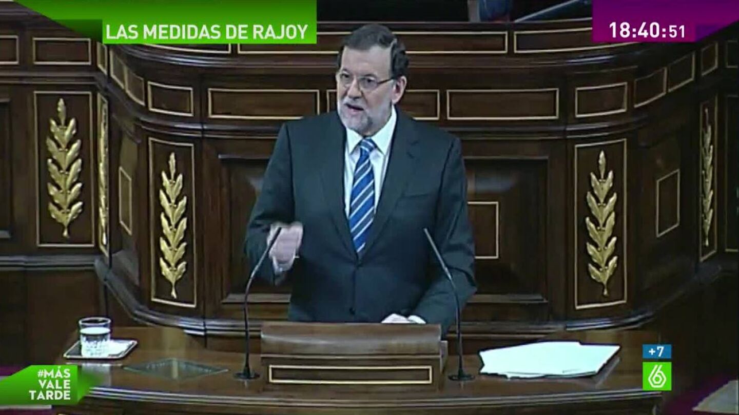 Mariano Rajoy en el debate sobre el estado de la Naci&oacute;n