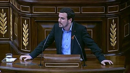 Alberto Garz&oacute;n en el Congreso