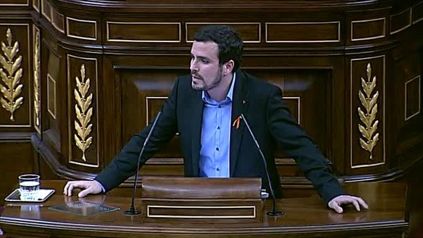 Alberto Garz&oacute;n en el Congreso