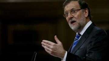Mariano Rajoy durante el debate del estado de la Nación