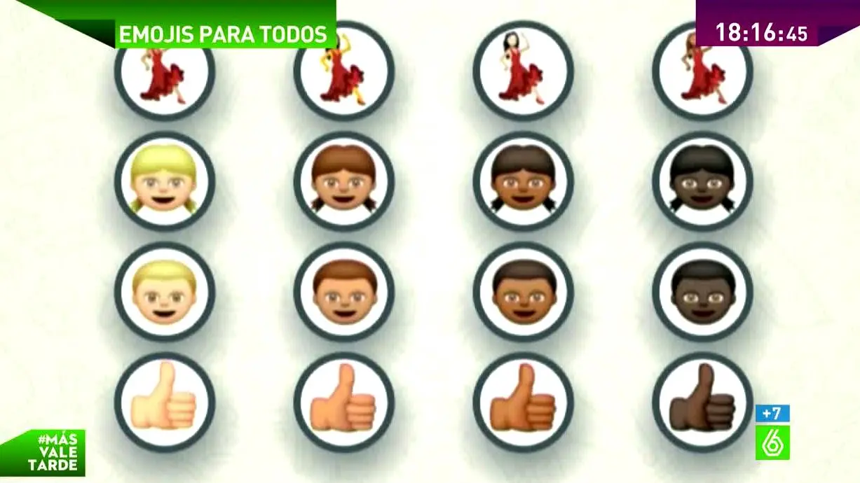 La diversidad racial llega a los emoticonos de Apple