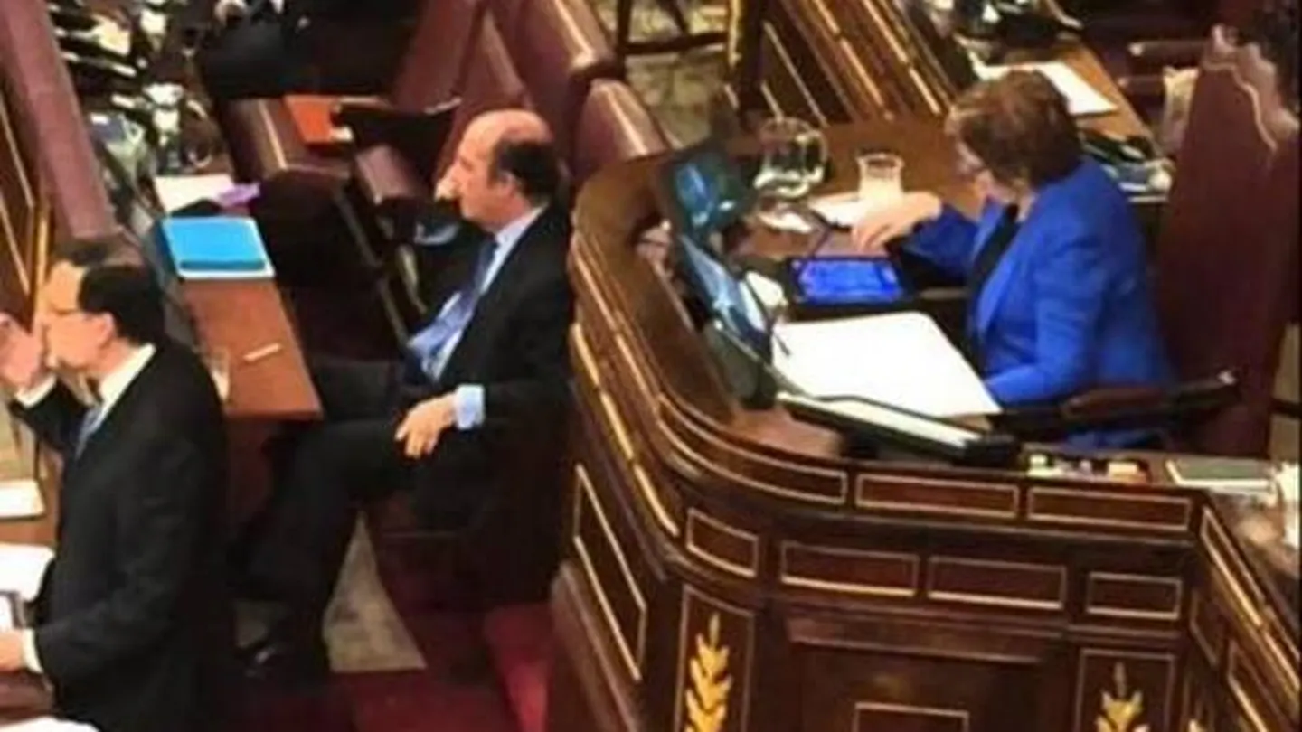 Celia Villalobos durante el Debate sobre el Estado de la Nación Celia Villalobos durante el Debate sobre el Estado de la Nación