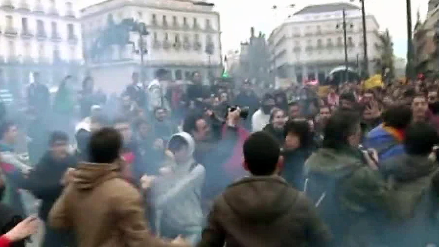 Enfrentamientos entre estudiantes en Sol