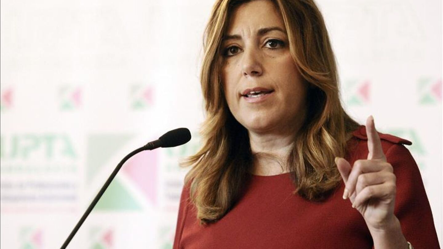 Susana D&iacute;az en un acto p&uacute;blico.