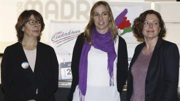 Tania Sánchez, Inés Sabanés y Emilia Sánchez