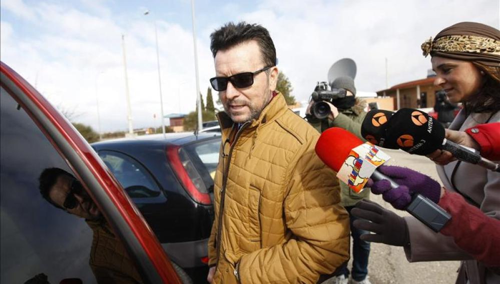 Ortega Cano regresa a la prisión de Zuera tras el permiso