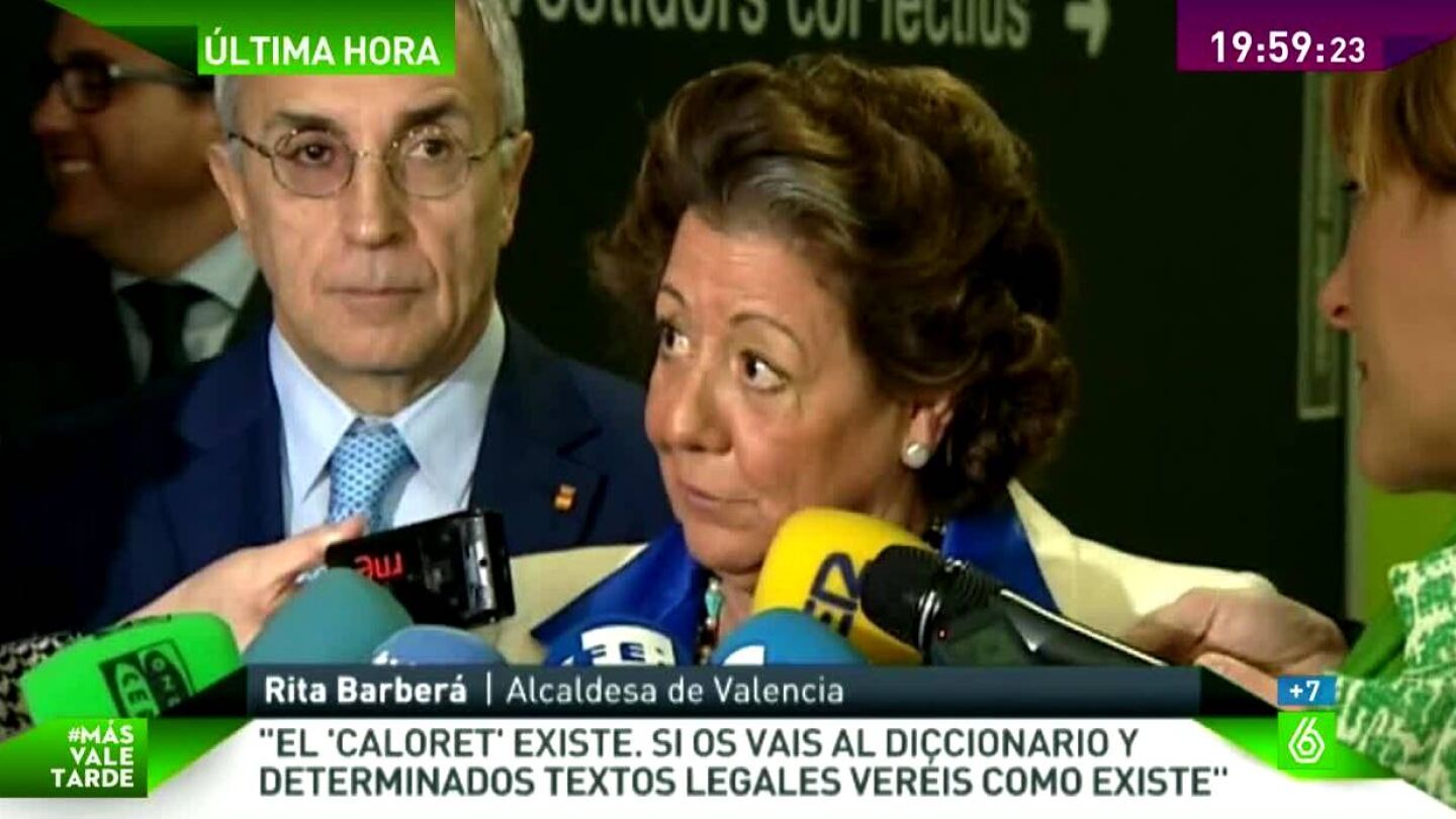 Rita Barber&aacute; habla del Caloret