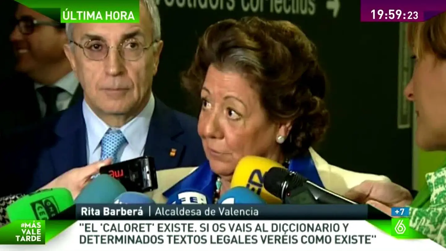 Rita Barberá habla del Caloret Rita Barberá habla del Caloret