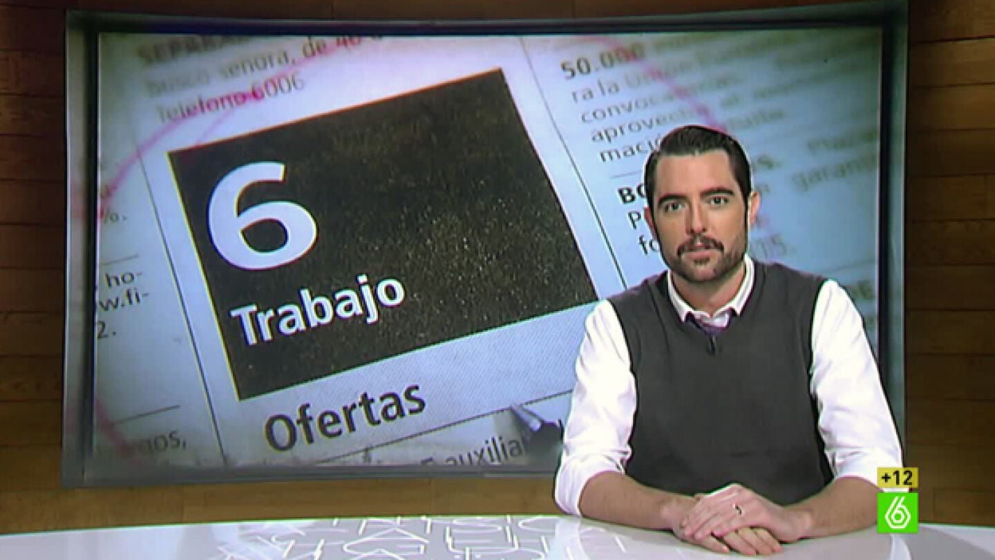 Dani Mateo analiza algunas ofertas de trabajo precario