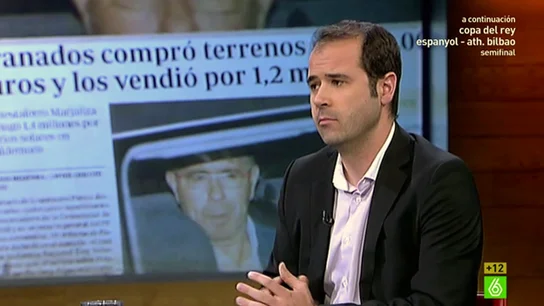 Javier Chicote, en 'El Intermedio' Javier Chicote, en 'El Intermedio'