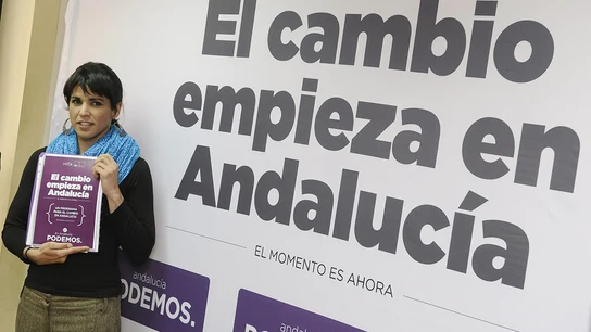 Teresa Rodríguez, candidata de Podemos en Andalucía Teresa Rodríguez, candidata de Podemos en Andalucía