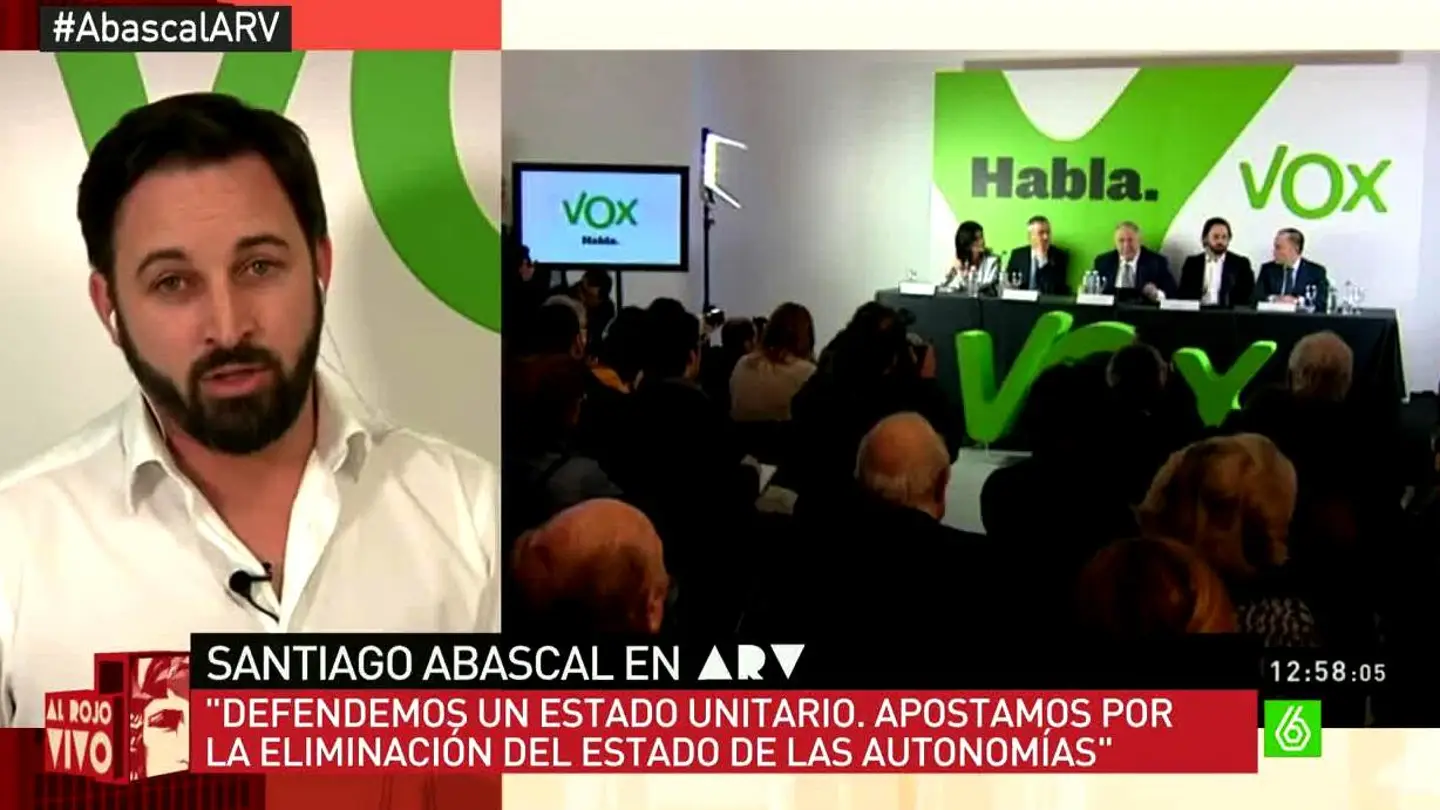 Santiago Abascal en ARV Santiago Abascal en ARV