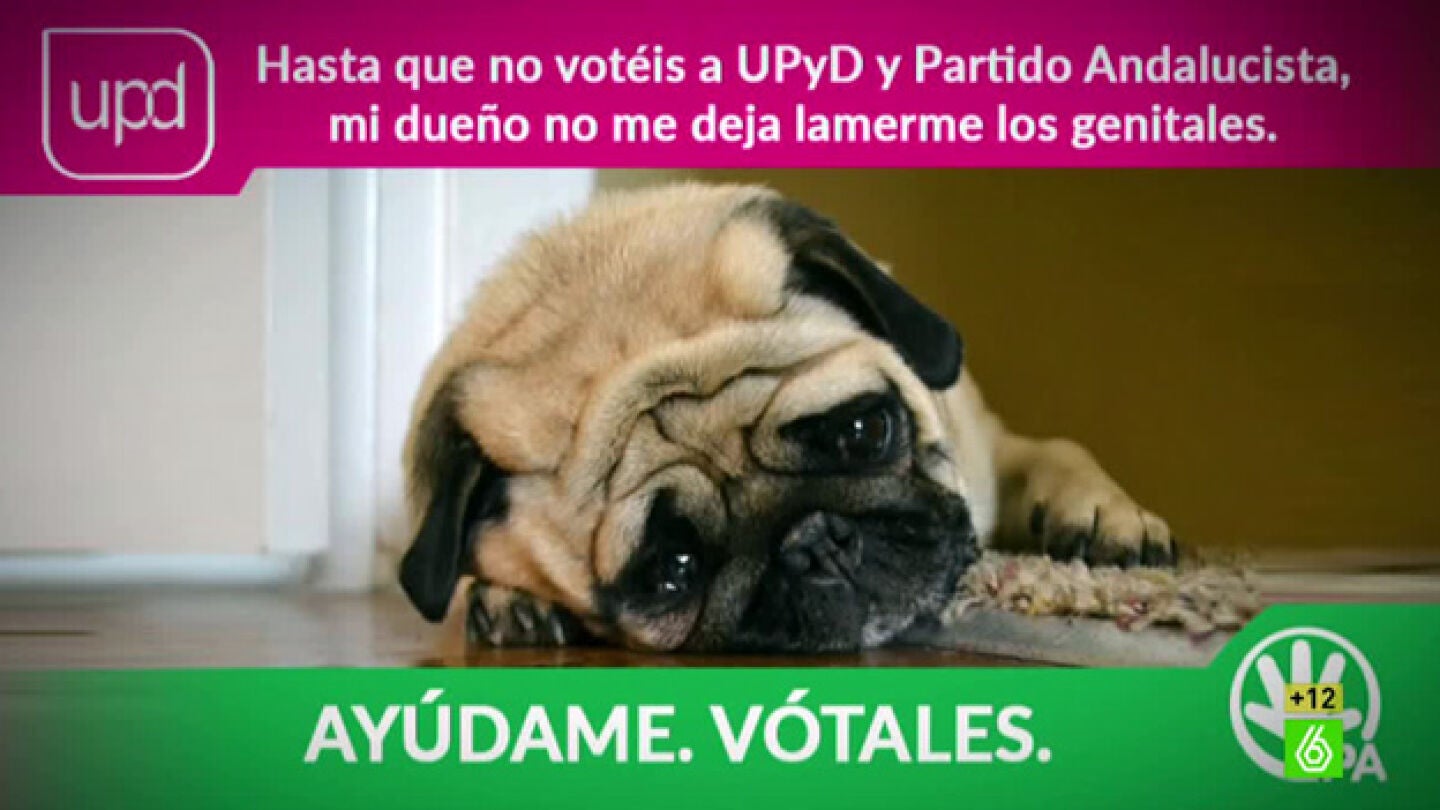 Cartel para que el Partido Andalucista y UPyD obtengan votos