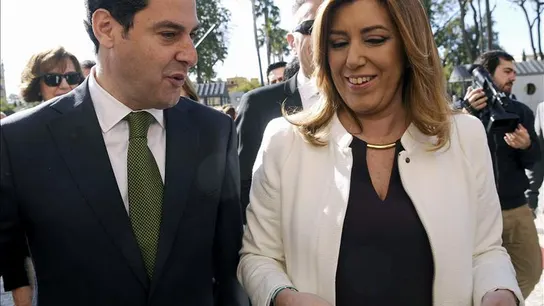 Juanma Moreno y Susana Díaz Juanma Moreno y Susana Díaz