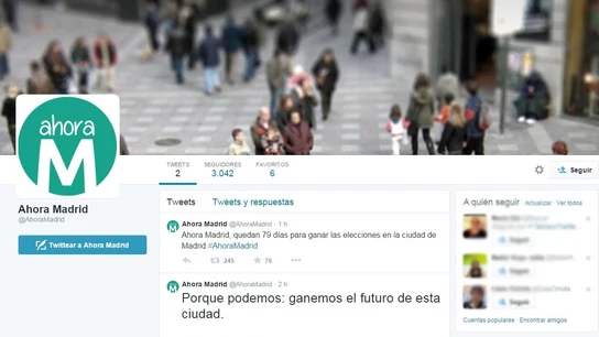 Twitter de Ahora Madrid Twitter de Ahora Madrid