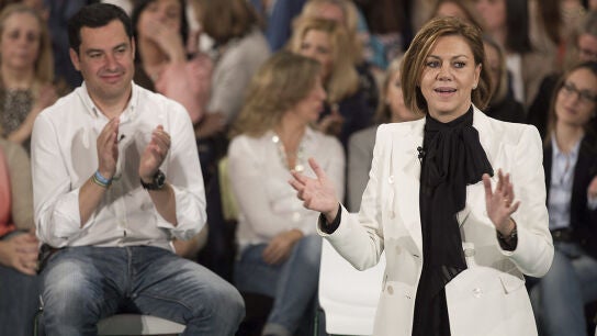 Cospedal: "El &uacute;nico voto &uacute;til en Adanluc&iacute;a es el de el PP"