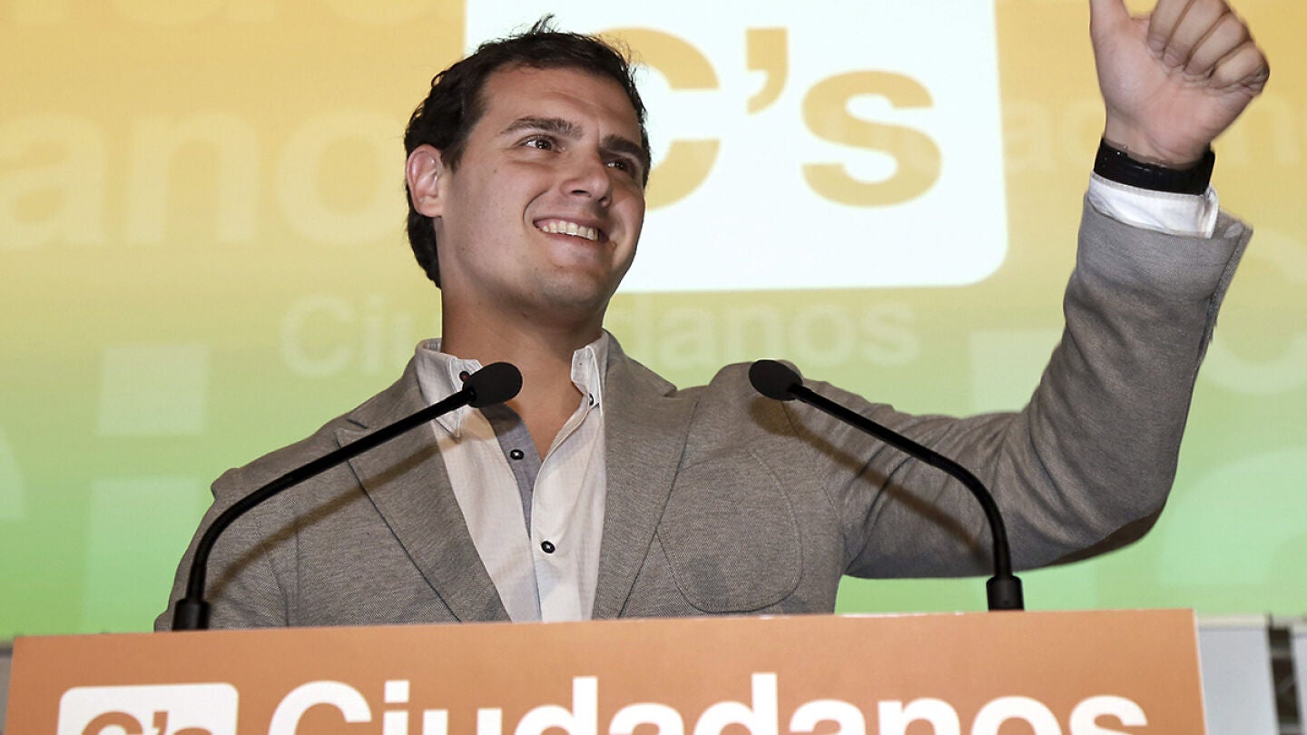 Albert Rivera en un acto en Granada