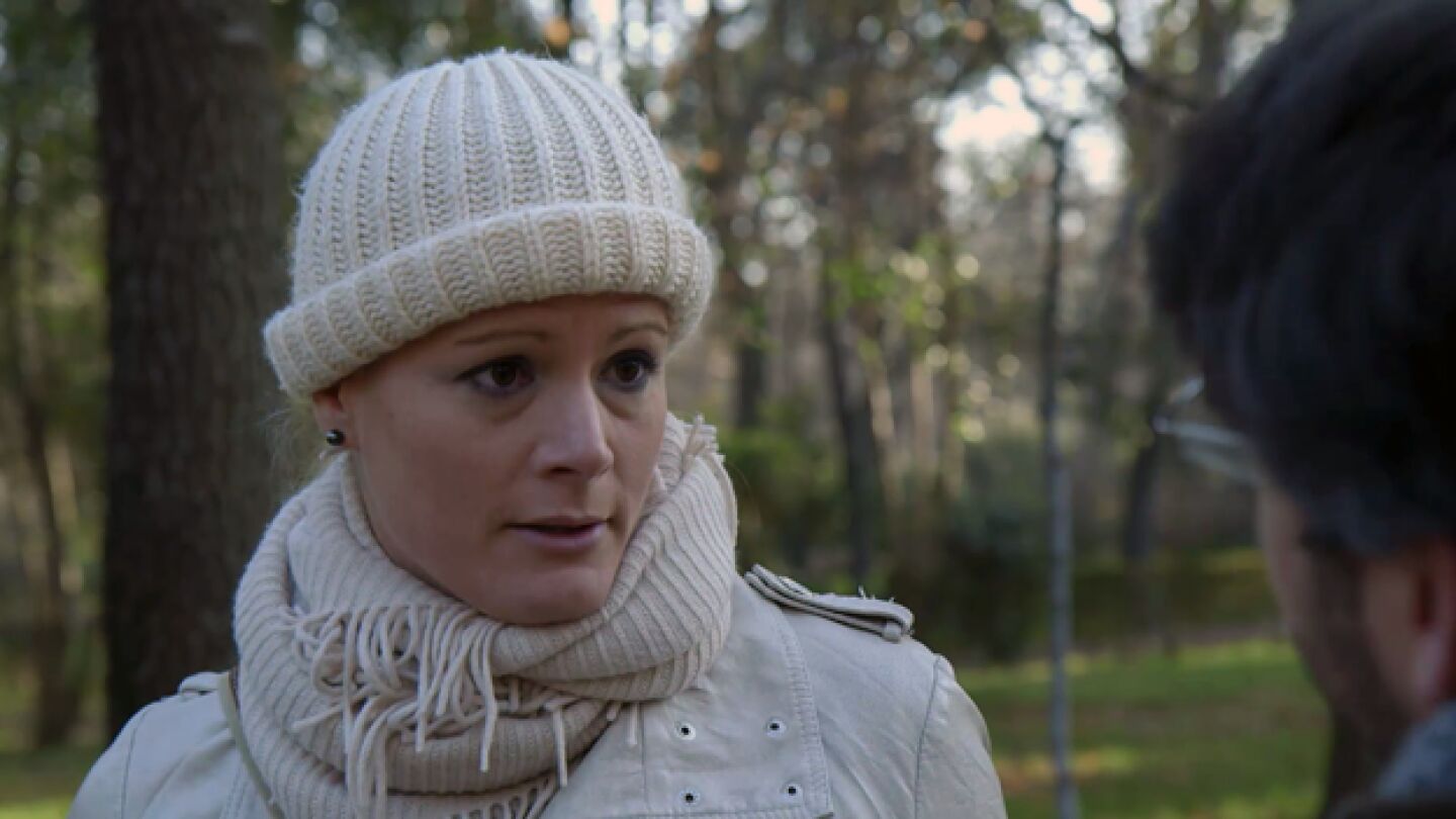 Zaida Cantera, con Jordi &Eacute;vole en 'Salvados'