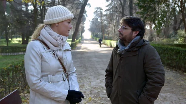 Zaida Cantera, con Jordi Évole, en 'Salvados'