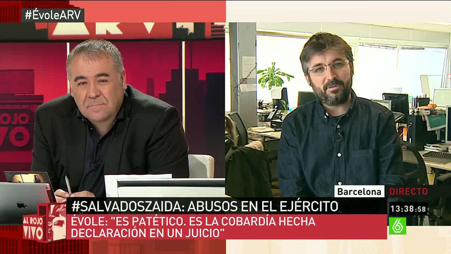 Jordi &Eacute;vole, en 'Al Rojo Vivo'