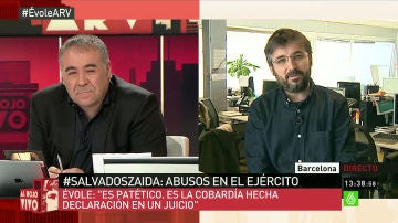 Jordi Évole, en 'Al Rojo Vivo'