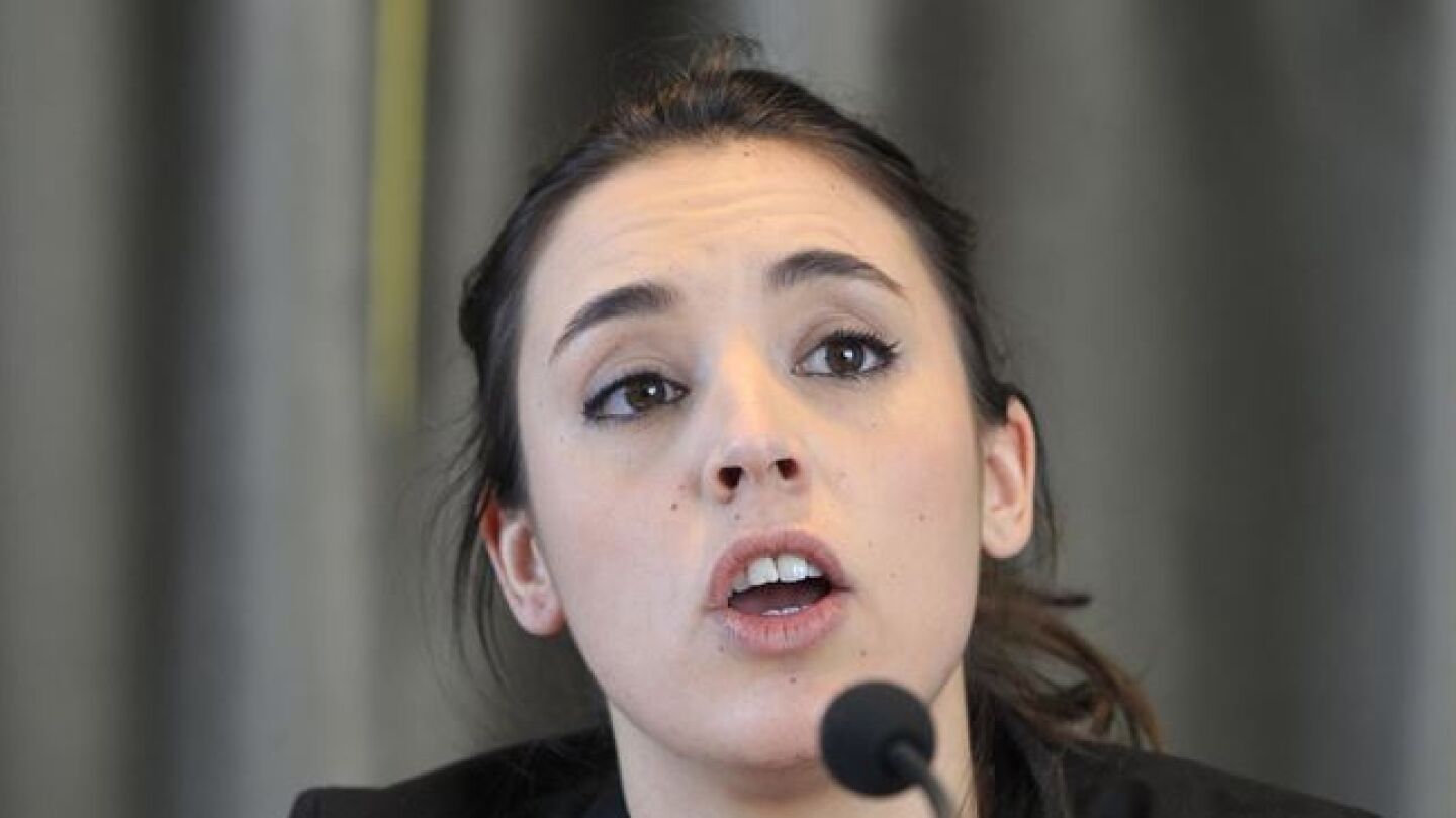 Irene Montero, secretaria de Coordinaci&oacute;n de &Aacute;reas de la Ejecutiva de Podemos.