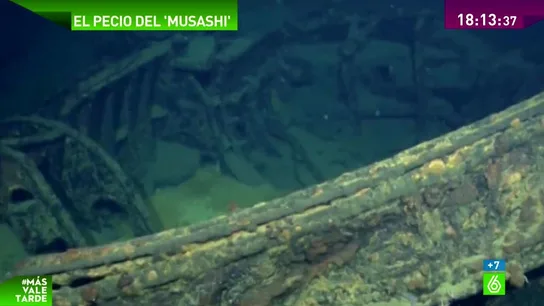 Encuentran en el fondo del mar el acorazado japonés más grande, hundido en la II Guerra Mundial Encuentran en el fondo del mar el acorazado japonés más grande, hundido en la II Guerra Mundial