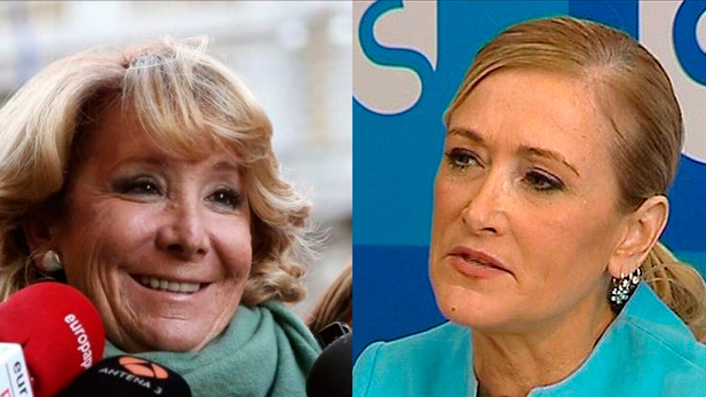 Esperanza Aguirre y Cristina Cifuentes