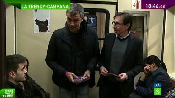 Toni Cantó y Ramón Marcos en el Metro de Madrid